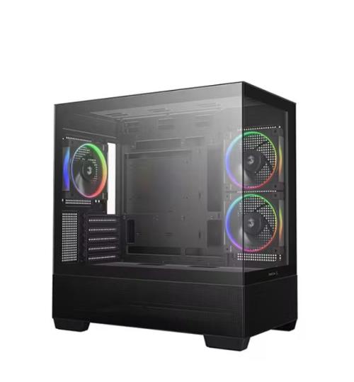 DEEPCOOL CG380-3F 3xARGB Fan PANORAMİK MİKRO-ATX SİYAH KASA - Kasalar ürünleri tekmarshop.com'da